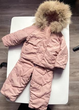 Комбінезон роздільний зимовий для дівчинки єврозима