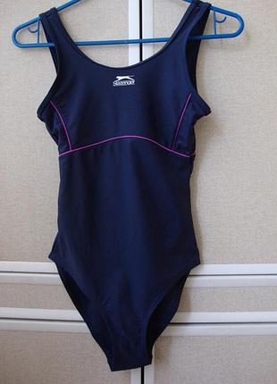 Купальник слитный синий