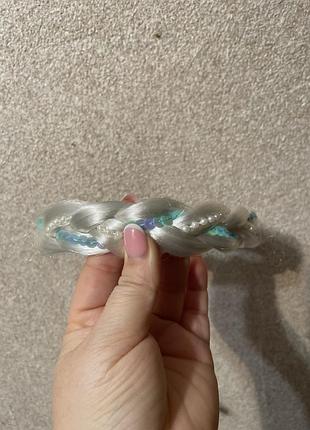 Обруч косичка ельзи 2