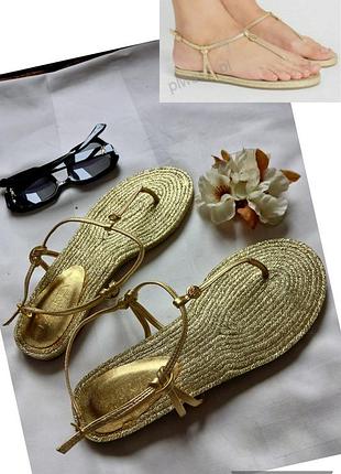 Золото. босоножки ralph lauren, 25 см по стельке.