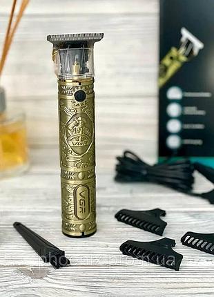 Акумуляторна машинка для стриження волосся з насадками, електронна машинка для стриження, nst