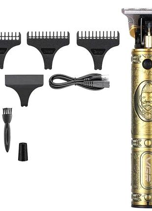 Бездротова машинка-тример для догляду за бородою, бездротова професійна машинка для бороди, nst