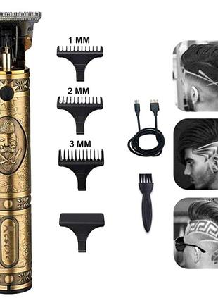 Электростанок триммер для бороды, классическая мужская стрижка машинкой, триммер для бороды и щетины, nst