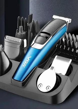 Триммер для стрижки волос с мощным аккумулятором (5в1), машинка уневерсальная для стрижки волос, nst
