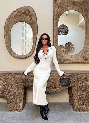 Довга сукня поло