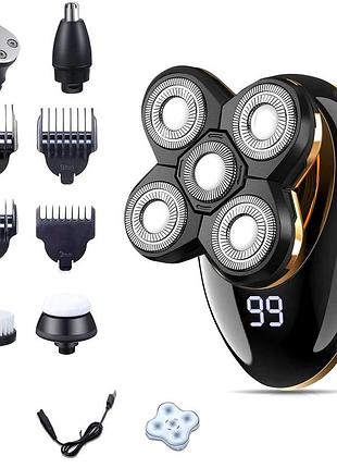Триммер для висков, электробритва шейвер, бритвы для бритья мужские электрические (5в1), nst