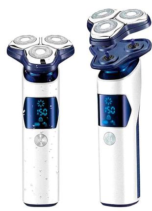 Бездротова портативна чоловіча бритва, бритва з плавальними головками для чоловіків, nst