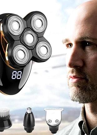 Беспроводная триммер для стрижки аккумуляторный, триммер для влажной стрижки (5в1), nst