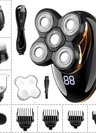 Машинка для волос бороды, многофункциональный триммер, электромашинка для волос (5в1), nst