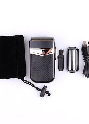 Мужская влагостойкая электробритва, машинка мужская для бороды, беспроводные бритвы, nst