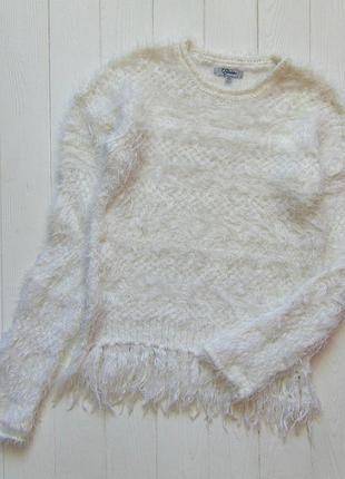 Inside. розмір 11-12 років. гарний молочний светр-травичка для дівчинки