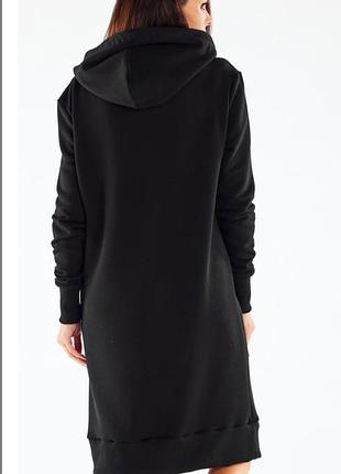 Нове котонове плаття-худі, тринитка, 56-60, 1bpc collection.