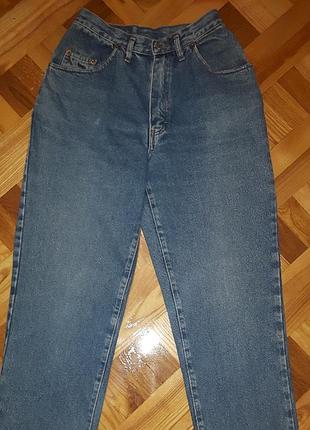 Джинси сині c завищеною талією "new look" розмір w29 l30