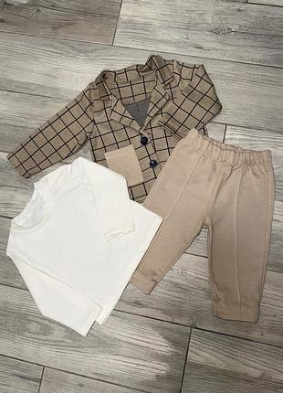 Стильний костюм на хлопчика 68-74 р