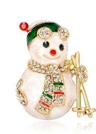 Брош dobroznak merry christmas and happy new year (8187)