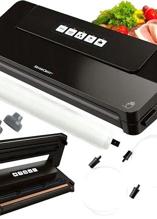 Автоматический аппарат для упаковки в вакууме, бытовой вакууматор для еды silver crest (германия), nst