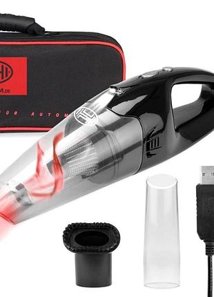Пылесос для автомобиля на аккумуляторе heyner (германия) 90w/2500ma, аккумуляторный автопылесос, nst