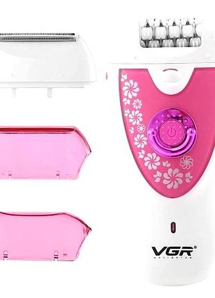 Триммер с насадками для женщин, триммер женский многофункциональный, аккумуляторный эпилятор для тела, nst