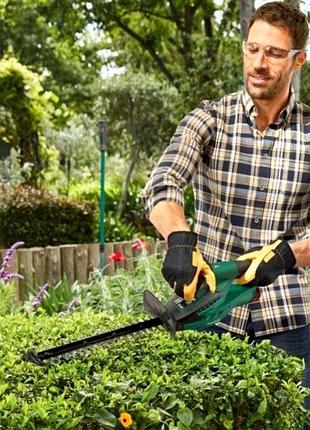 Косилка для кустов parkside (германия), кусторез электрический, ножницы для стрижки кустов, nst