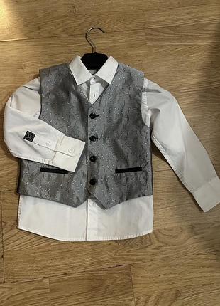 Сорочка та жилет костюмний