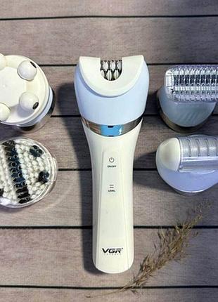 Жіночий акумуляторний епілятор для тіла, жіночий тример для бікіні та інтимного стриження (5в1), nst