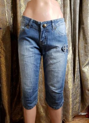 Бриджи джинсовые  julcy jeans1 фото