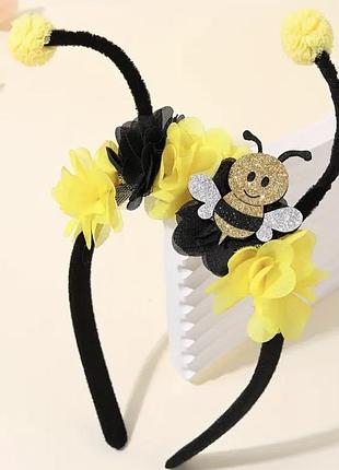 Обруч бжджілка для дівчинки, карнавальний обідок