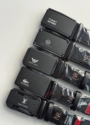 Шкіряний ремінь з автоматичною пряжкою