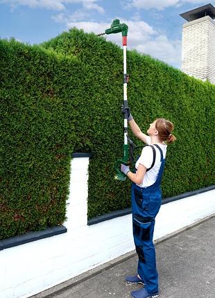 Кусторез телескопический высотный садовый parkside (германия), nst