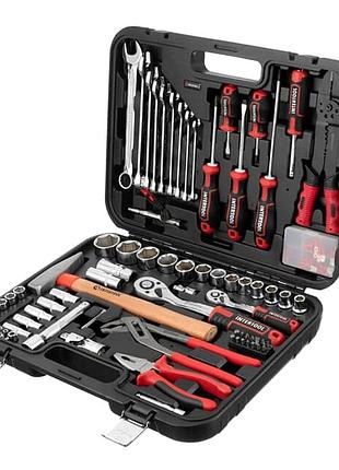 Якісний набір інструментів авто, інструмент для сто, набори ключів головок 100ед, nst