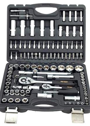 Професійний набір ключів для авто в кейсі 108ед procraft (німеччина), nst