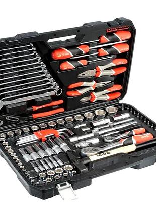 Дорожный набор инструментов, инструмент для мужчин, домашний набор инструментов 122ед yato (польша), nst