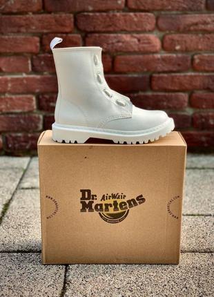 Dr. martens 1460 white lux lasd жіночі черевики мартинсы післяплата купити7 фото