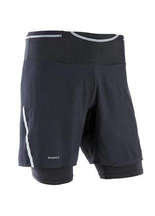Чоловічі фірмові подвійні шорти decathlon