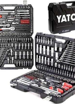 Наборы инструментов в пластиковом чемодане 216ед yato (польша), nst