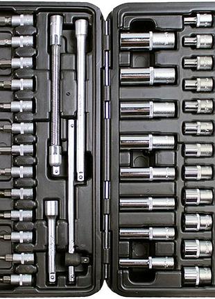 Набор ключей для ремонта авто, набор инструментов для ремонта автомобиля 56ед yato (польша), nst