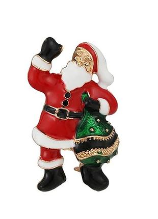 Брош dobroznak merry christmas and happy new year (8200)