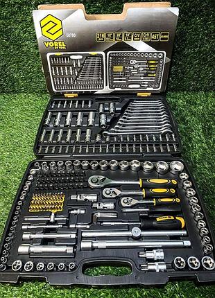 Набор инструментов для автомобиля в чемодане 216ел vorel (польша), nst