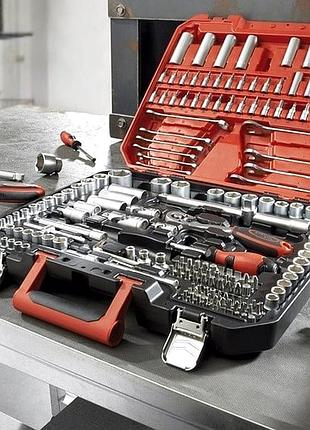 Автомобільний набір інструментів 216ед parkside (німеччина), набори інструменту у валізі, nst