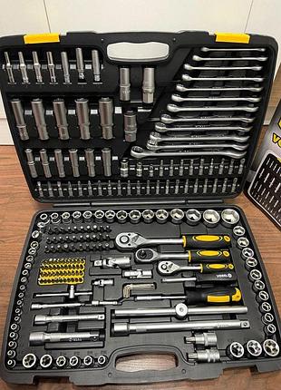 Автоінструмент 216ел vorel (польща), набір тріскачкових ключів, набір гайкових ключів, nst