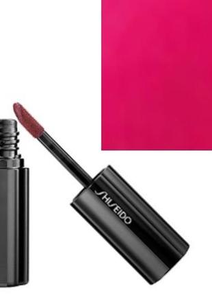 Блеск-лак shiseido lacquer rouge rs404 disco тестер