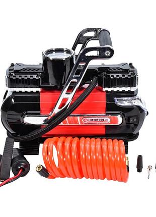 Воздушный компрессор для покраски авто (40л/мин) intertool, компрессор 12 вольт для авто, nst