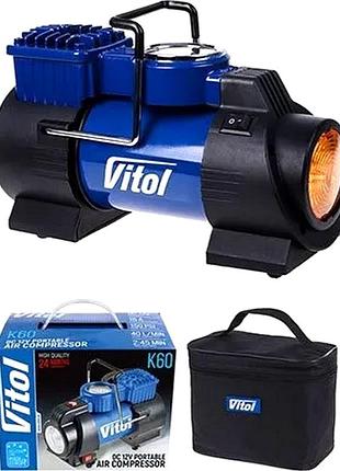 Электронный насос для автомобиля, электронный насос для авто с фонарем (40л/ 150psi/ 15amp), nst