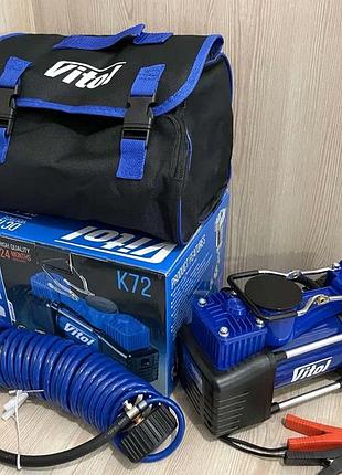 Ніжний насос з манометром для авто (90 л/ 150psi/25amp), портативний автокомпресор, nst