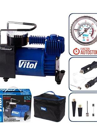 Автокомпресор із ліхтарем, автокомпресор з автостопом (40 л/ 150psi/15amp), nst