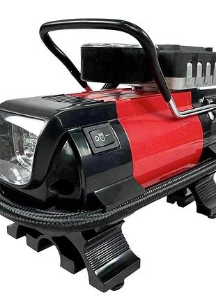 Компрессор воздушный для подкачки шин (20л/мин) intertool, насос автомобильный автоматический, nst