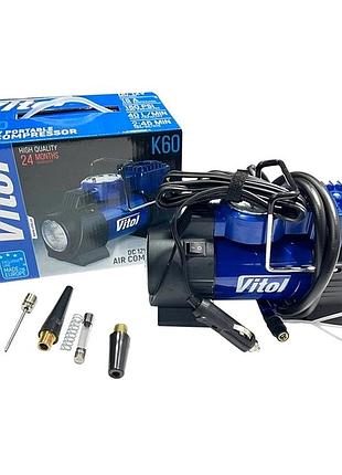 Компресор від прикурювача для автомобіля з ліхтарем (40 л/ 150 psi/15amp), nst