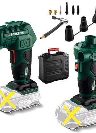 Беспроводной аккумуляторный насос 2в1 parkside (германия), насос автомобильный аккумуляторный, nst