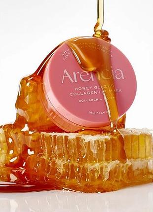 Колагенова маска для губ arencia honey glazed collagen lip mask