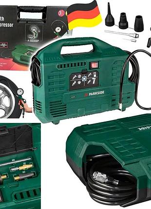 Автомобильный насос для лодки, автоматический компрессор для шин (180л/мин 8бар) parkside, nst